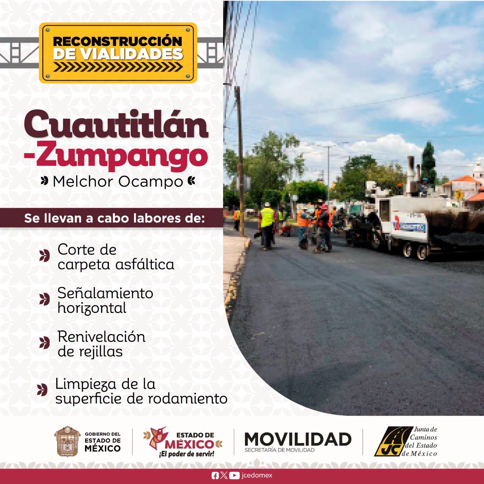 Reconstrucción de vialidades
